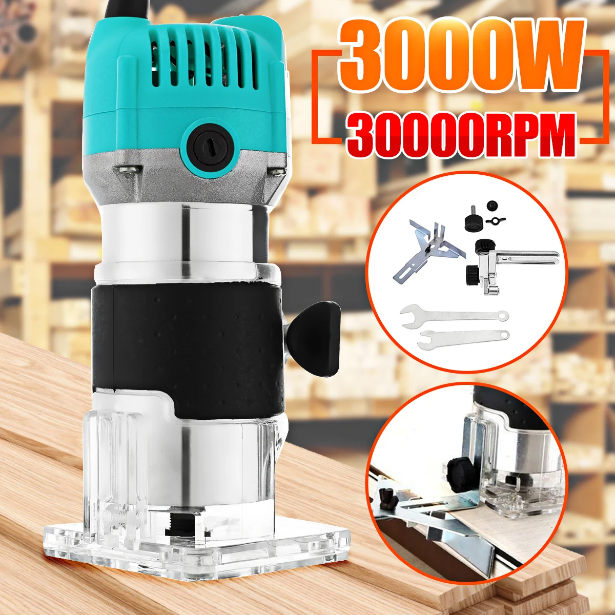 110/220V 3000W Woodworking Electric Trimmer Wood Milling Engraving Slotting Trimming Machine Carving Machine Router Wood
110/220V 3000W Woodworking Electric Trimmer Wood Milling Engraving Slotting Trimming Machine Carving Machine Router Wood