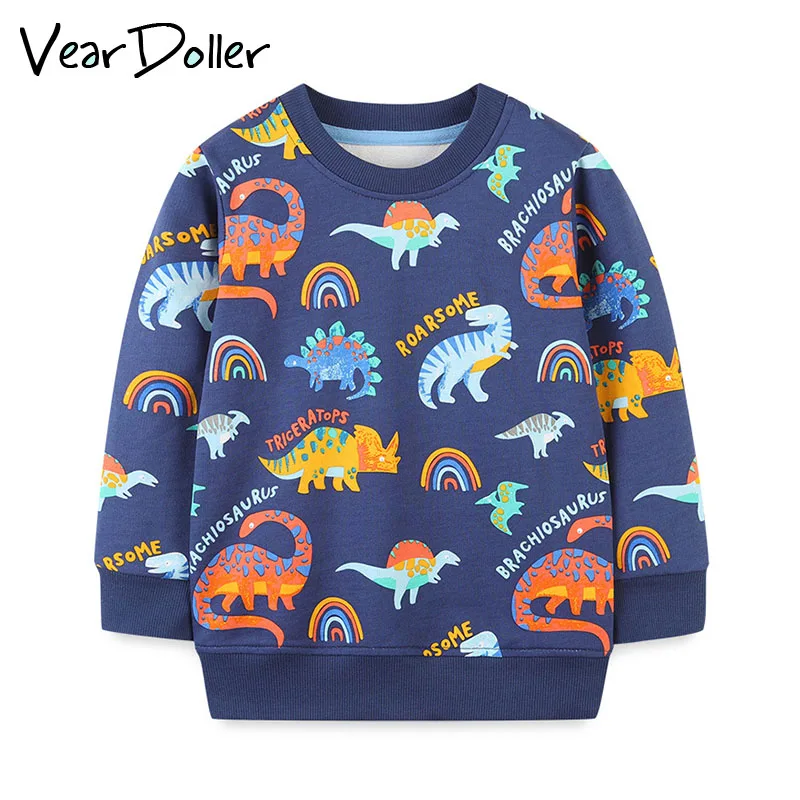 VearDoller Boys T-shirt Autumn New Children's Clothing Cartoon Pattern Dinosaur Long Sleeve Top Sweatshirt Kids Casual T-shirts
VearDoller Boys T-shirt Autumn New Children's Clothing Cartoon Pattern Dinosaur Long Sleeve Top Sweatshirt Kids Casual T-shirts
