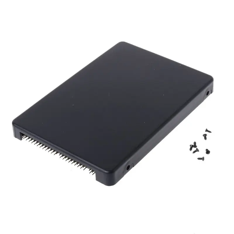 

C1FB Replacement Mini SATA mSATA SSD Hard Disk to 44Pin IDE Adapter with Enclosure Case 2.5" HDD for PC Computer Accessories Kit