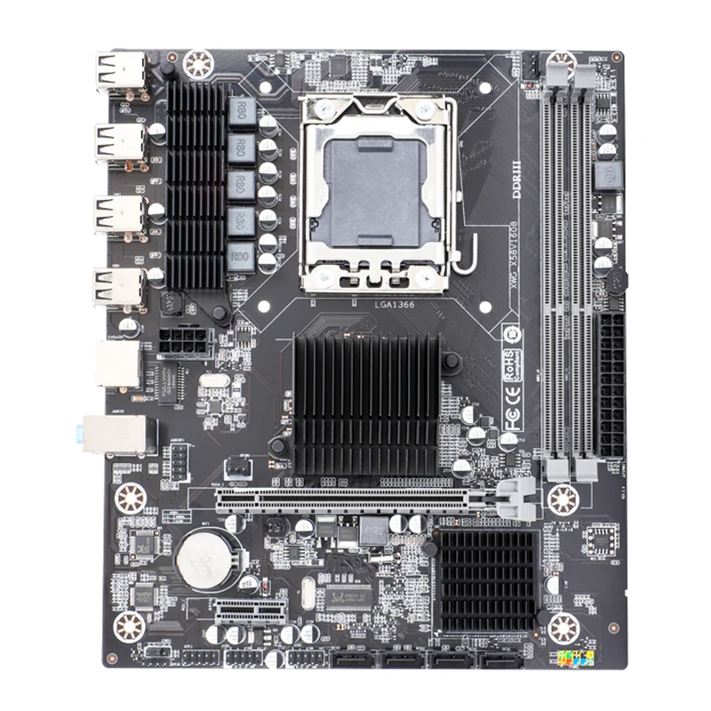 

Desktop Computer Motherboard Socket X58 1366-pin DDR3 LGA Motherboard PCI-Express 3.0 C16 For Intel Core I7