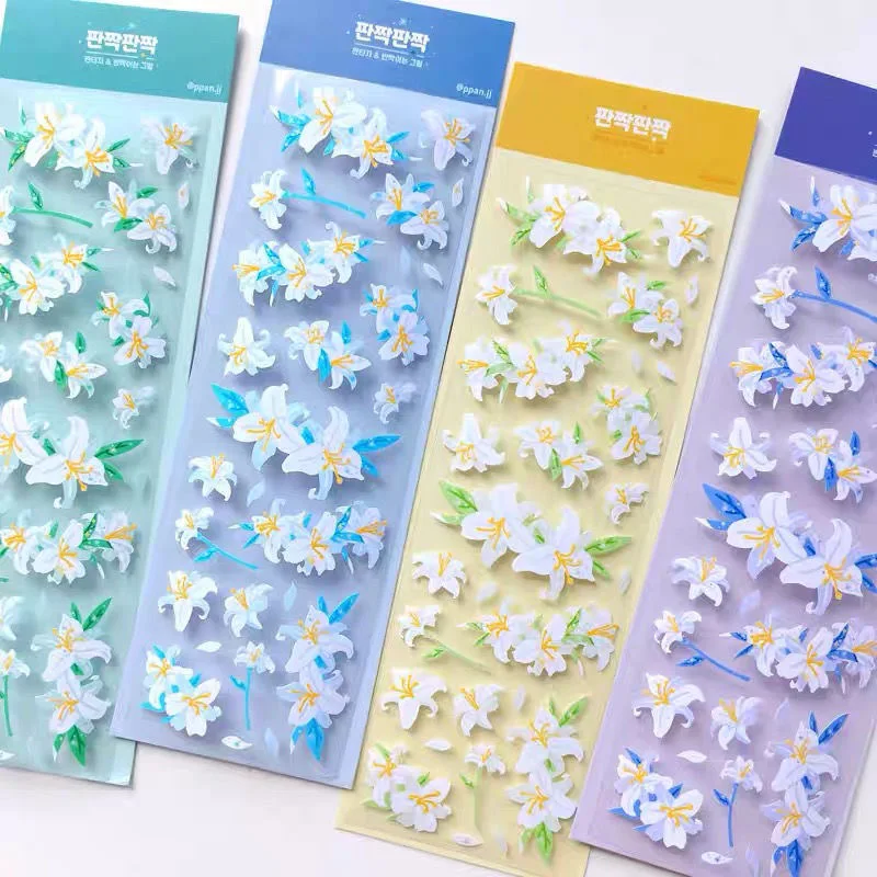 Korean Ins Lily Series Stickers Photo Album Star Chasing Card Scrapbook Stickers DIY Material Happiness Manual
Korean Ins Lily Series Stickers Photo Album Star Chasing Card Scrapbook Stickers DIY Material Happiness Manual