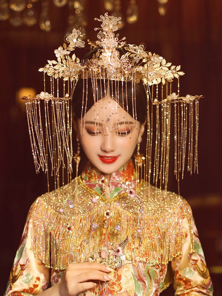 Himstory Ancient Chinese Empress Princess Vintage Phoenix Tiara Hair Crown Stage Dance Performance Wedding Party Hair Accessory
Himstory Ancient Chinese Empress Princess Vintage Phoenix Tiara Hair Crown Stage Dance Performance Wedding Party Hair Accessory