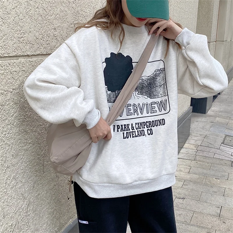 2020Korea Sweatshirts Japanese Harajuku Ulzzang Vintage Casual Lazy Loose Letter Print Sweatshirt Female Cute Clothing For Women
2020Korea Sweatshirts Japanese Harajuku Ulzzang Vintage Casual Lazy Loose Letter Print Sweatshirt Female Cute Clothing For Women