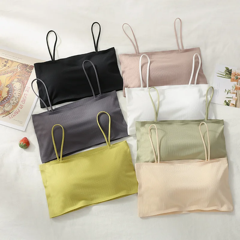 Women's Tube Top Invisible Bra Sexy Bandeau Strapless Bralette Streetwear Crop Top Seamless Bustier Underwear Lingerie Tops
Women's Tube Top Invisible Bra Sexy Bandeau Strapless Bralette Streetwear Crop Top Seamless Bustier Underwear Lingerie Tops