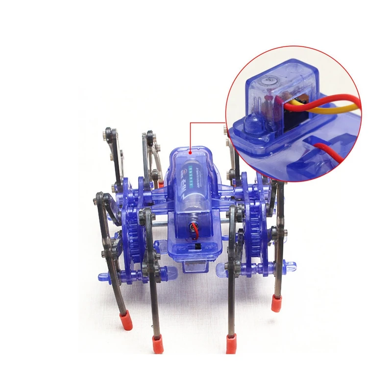 DIY emble ligent Electric Spider Robot Toy Educational DIY Kit Hot Selling embling Building Puzzle Toys High Quality
DIY emble ligent Electric Spider Robot Toy Educational DIY Kit Hot Selling embling Building Puzzle Toys High Quality