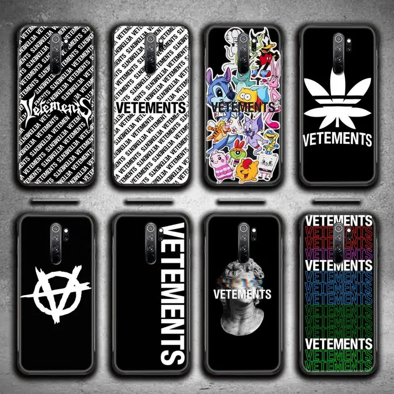 Luxury Brand Design-Vetements Phone Cases for Redmi 9A 9 8A 7 6 6A Note 9 8 8T Pro Max K20 K30 Pro
Luxury Brand Design-Vetements Phone Cases for Redmi 9A 9 8A 7 6 6A Note 9 8 8T Pro Max K20 K30 Pro