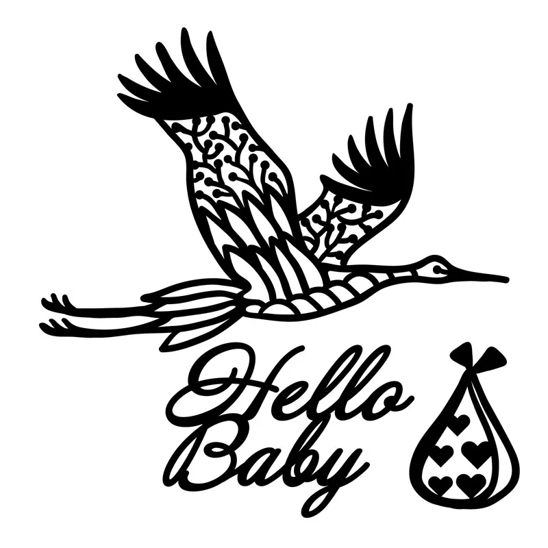 Naifumodo Baby Born металлические штампы для резки птиц DIY Выгравированные ремесло