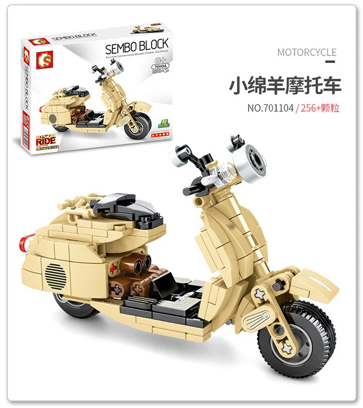 DIY Technical Motorcycle car Model Building Blocks Speed Racing car City Vehicle MOC Motorbike Bricks Kits Toys For Children
DIY Technical Motorcycle car Model Building Blocks Speed Racing car City Vehicle MOC Motorbike Bricks Kits Toys For Children