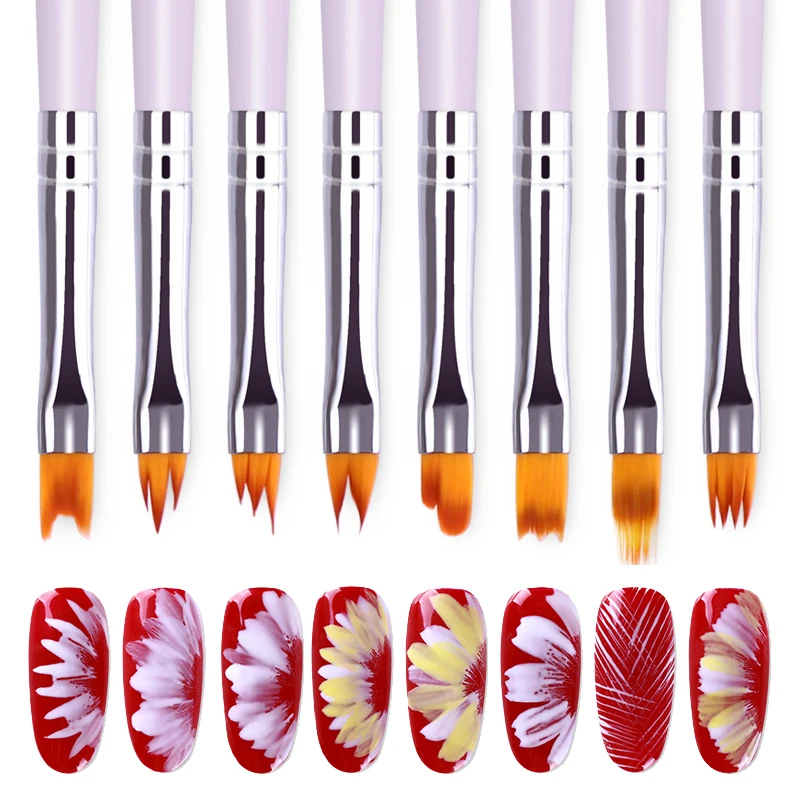 NWE Gradient Acrylic Nail Paint Brush UV Gel Flower Drawing Pen Purple Handle Nail Art Tool nail brush set
NWE Gradient Acrylic Nail Paint Brush UV Gel Flower Drawing Pen Purple Handle Nail Art Tool nail brush set