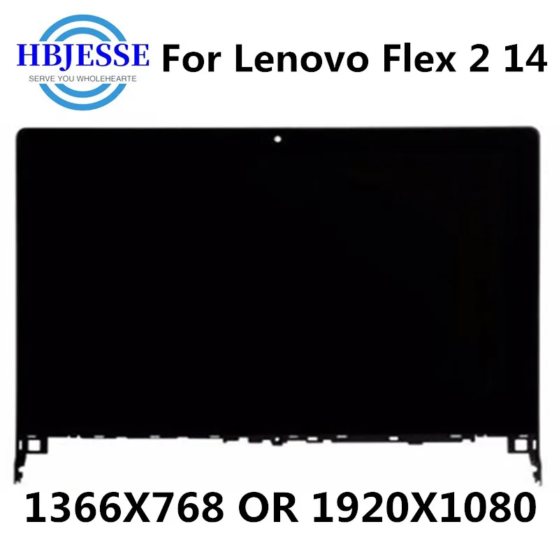 Фото Сменный сенсорный ЖК-экран 14 0 дюйма для Lenovo гибкий 2 20404 дигитайзер + БЕЗЕЛЬ FHD