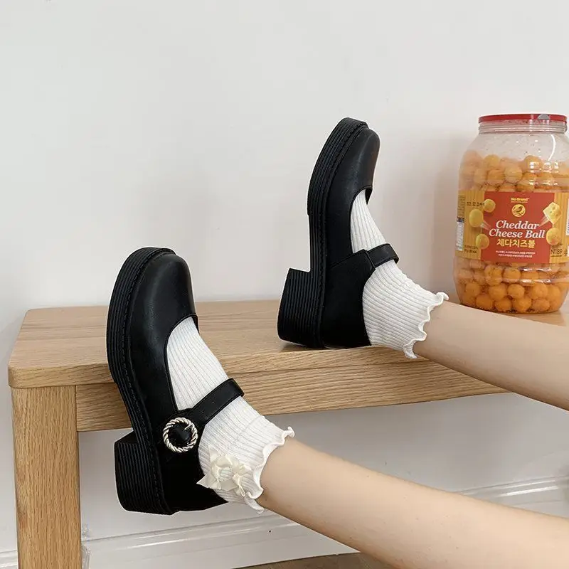 Natascha Japanese Style Vintage Buckle Lolita Shoes Women Fashion Casual Student Leather Shoes Thick Bottom Jk Uniform Shoes
Natascha Japanese Style Vintage Buckle Lolita Shoes Women Fashion Casual Student Leather Shoes Thick Bottom Jk Uniform Shoes