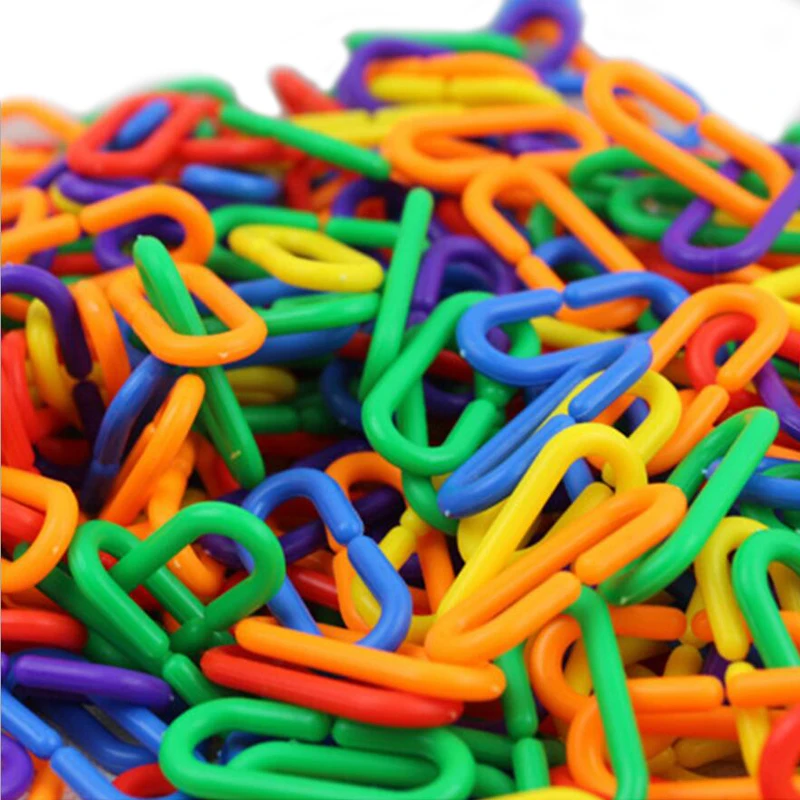 50pcs/bag Children Educational Toys Geometric Chain Buckle Plastic Building Blocks kindergarten Toys For Children
50pcs/bag Children Educational Toys Geometric Chain Buckle Plastic Building Blocks kindergarten Toys For Children