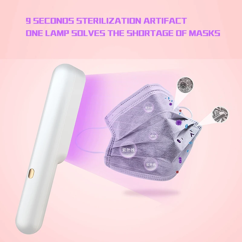 High-End Pocket Uv Lamp Sterilization Wand, Handheld Disinfecting UVC Light Mini Portable Disinfection Pen
High-End Pocket Uv Lamp Sterilization Wand, Handheld Disinfecting UVC Light Mini Portable Disinfection Pen