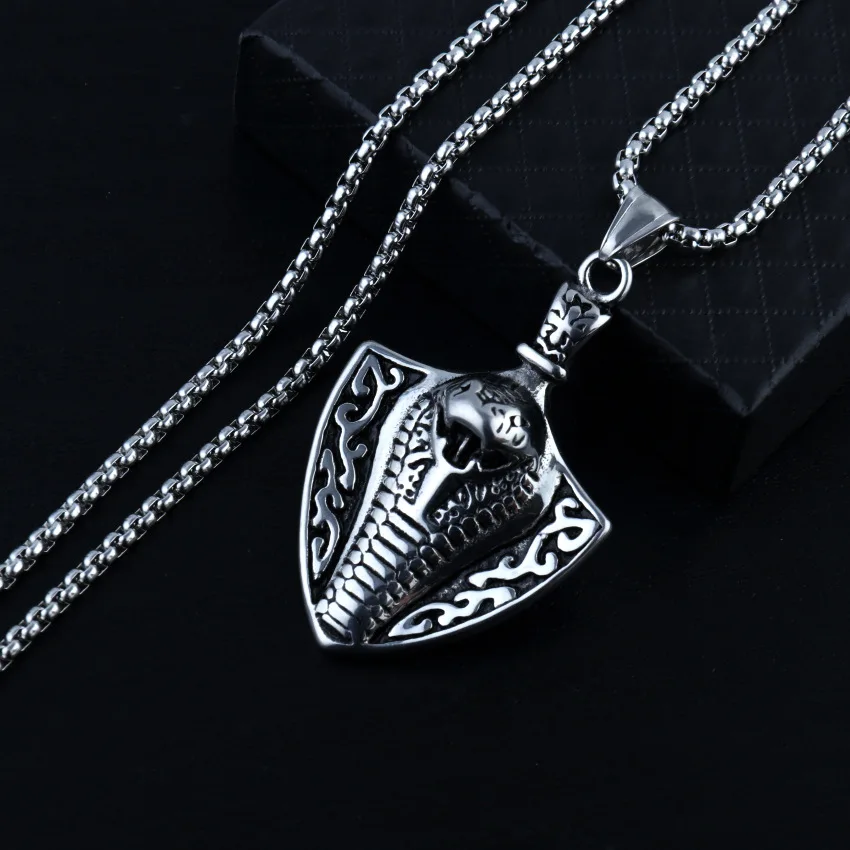 HNSP Goth Egyptian Snake Pendant Chain Necklace For Men Male Punk Jewelry Gift Wholesale 2021 New
HNSP Goth Egyptian Snake Pendant Chain Necklace For Men Male Punk Jewelry Gift Wholesale 2021 New