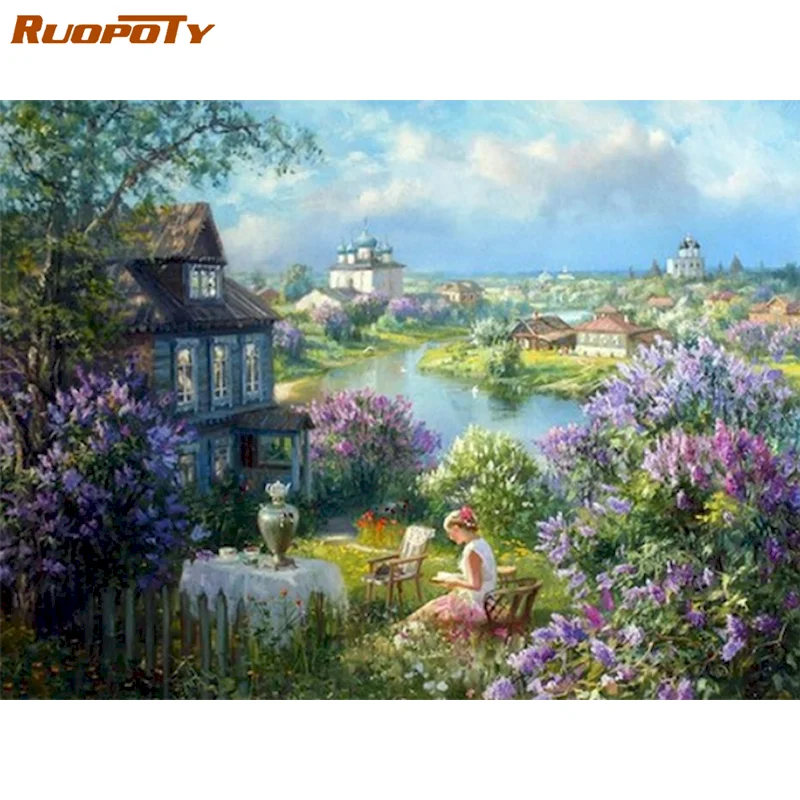 RUOPOTY Diamond Painting Landscape Cross Stitch 5D DIY Mosaic Embroidery Paintings Rhinestone Pictures Home Decoration Gift
RUOPOTY Diamond Painting Landscape Cross Stitch 5D DIY Mosaic Embroidery Paintings Rhinestone Pictures Home Decoration Gift
