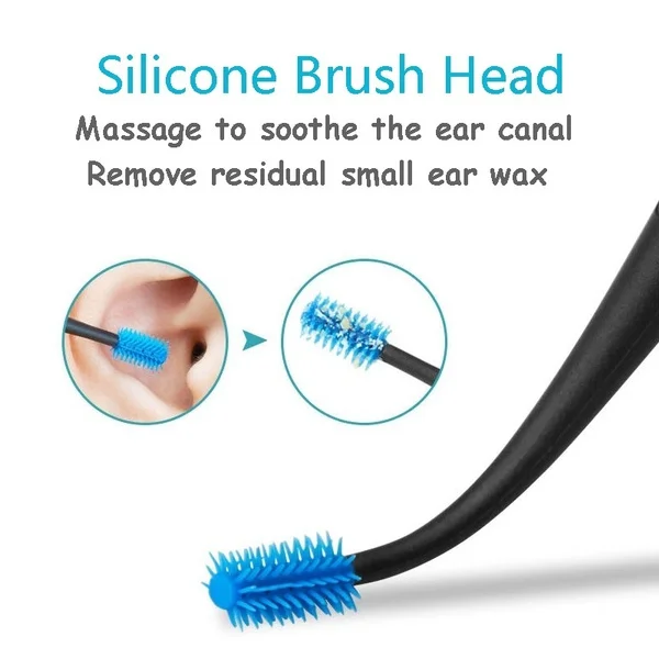1/3pcs Soft Silicone Ear Pick Double-ended Earpick Ear Wax Curette Remover Ear Cleaner Spoon Spiral Ear Clean Tool 3 Colors
1/3pcs Soft Silicone Ear Pick Double-ended Earpick Ear Wax Curette Remover Ear Cleaner Spoon Spiral Ear Clean Tool 3 Colors
