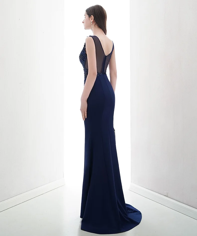 Women's long formal prom evening dress Plus size embroidery chiffon mermaid wedding party dress sexy navy cocktail party dress
Women's long formal prom evening dress Plus size embroidery chiffon mermaid wedding party dress sexy navy cocktail party dress
