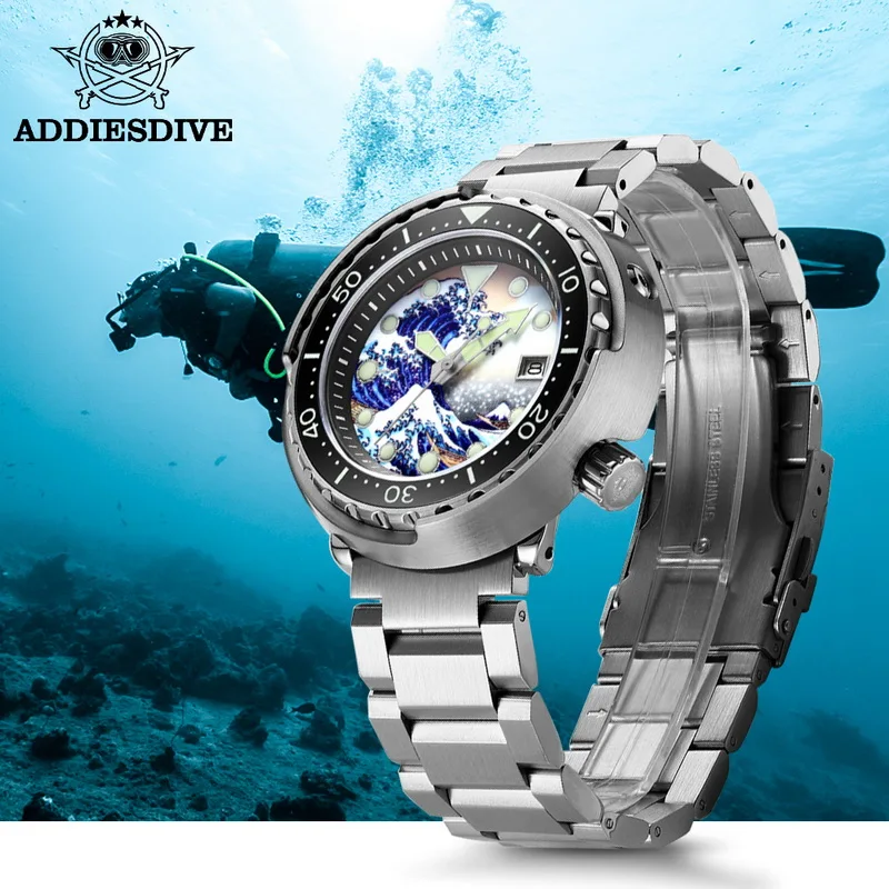Мужские часы ADDIESDIVE для дайвинга, серфинга, водонепроницаемость 300 м, автоматические механические наручные часы с тунцем, сапфиром, светящие...
Мужские часы ADDIESDIVE для дайвинга, серфинга, водонепроницаемость 300 м, автоматические механические наручные часы с тунцем, сапфиром, светящие...