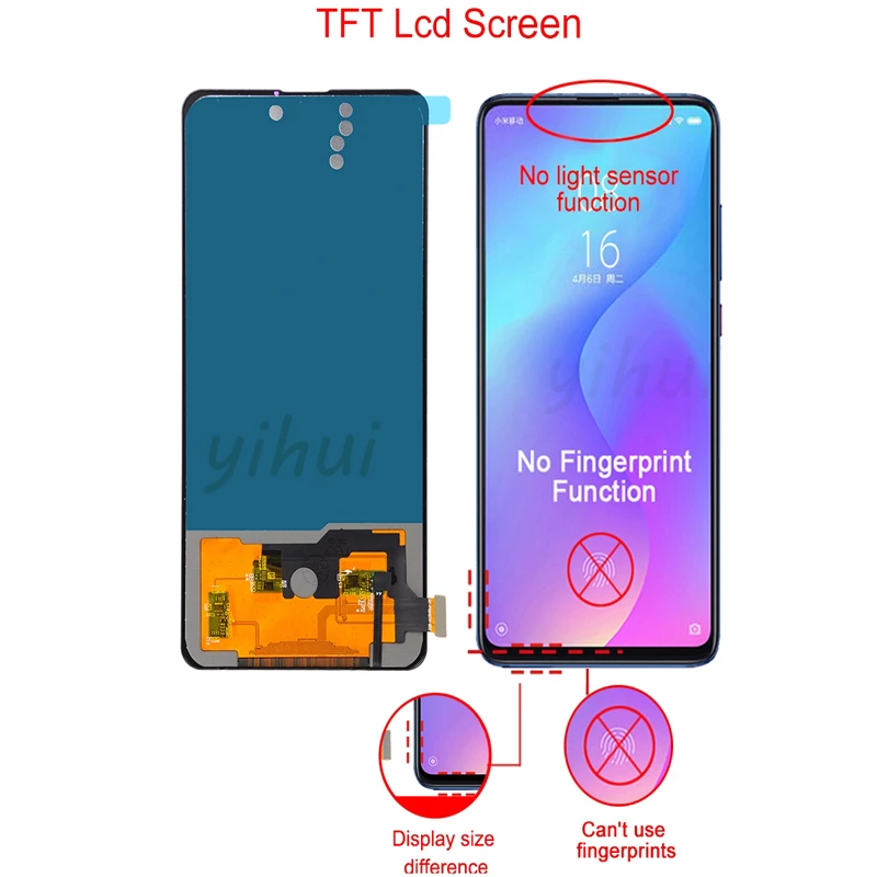 6.39''Original For Xiaomi Mi 9T/K20 LCD Touch screen Digitizer Assembly k20 pro/MI 9T Pro Display For Xiaomi 10 Lite LCD Screen
6.39''Original For Xiaomi Mi 9T/K20 LCD Touch screen Digitizer Assembly k20 pro/MI 9T Pro Display For Xiaomi 10 Lite LCD Screen