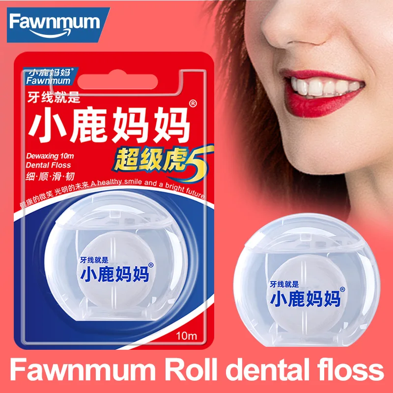 Fawnmum Dental Floss 10M Roll Dental Floss Cleaning for Teeth Toothpicks With Thread Interdental Brush Picks Care Oral Hygiene
Fawnmum Dental Floss 10M Roll Dental Floss Cleaning for Teeth Toothpicks With Thread Interdental Brush Picks Care Oral Hygiene