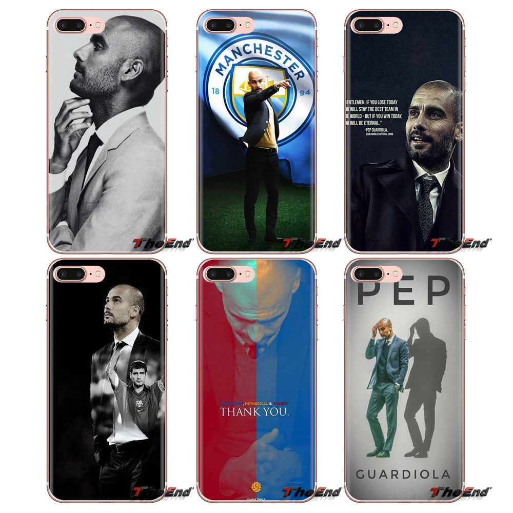 Мягкий прозрачный чехол для Huawei Mate Honor 4C 5C 5X 6X 7 7A 7C 8 9 10 8C 8X 20 Lite Pro Coach Pep Guardiola Football