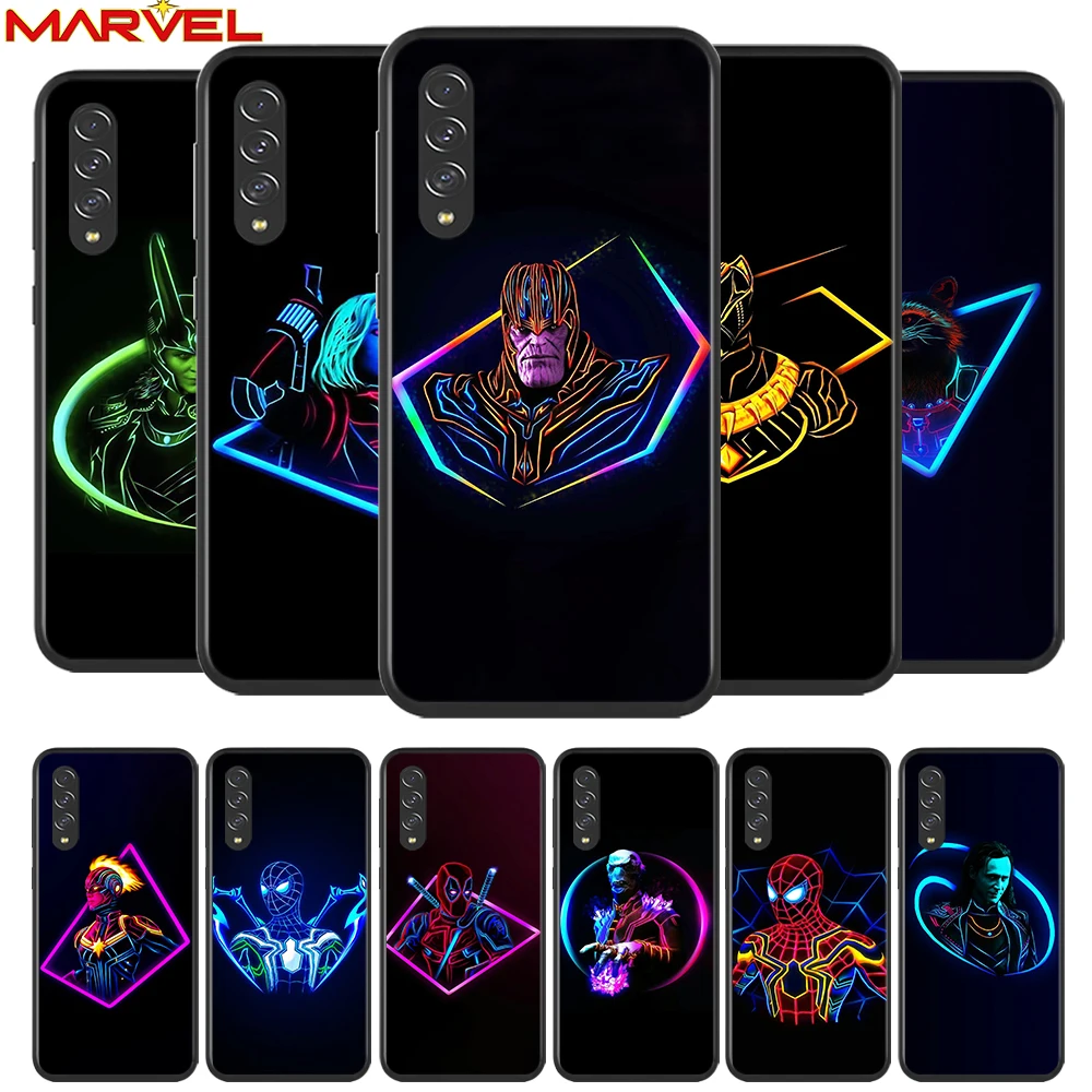 

Marvel hero color for Samsung Galaxy A90 A80 A70 A60 A50 A40 A20 A2Core A10 M31 M21 M60 M40 M30 Black Phone Case