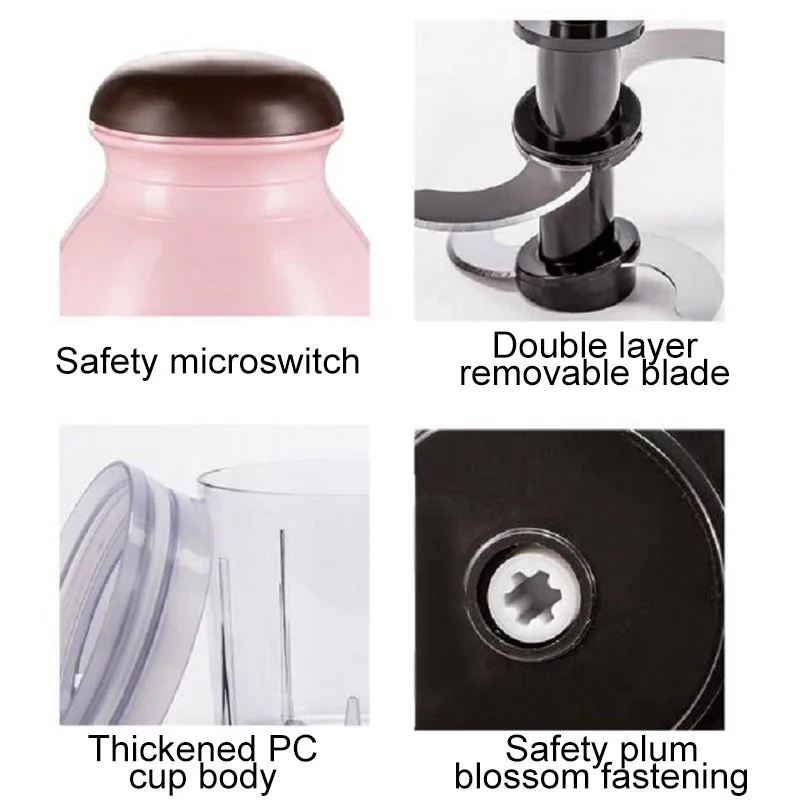 Electric Chopper Vegetables Grinder Corded Garlic Onion Mincer with Double Layer Blades for Spice Meat Baby Food TB Sale
Electric Chopper Vegetables Grinder Corded Garlic Onion Mincer with Double Layer Blades for Spice Meat Baby Food TB Sale