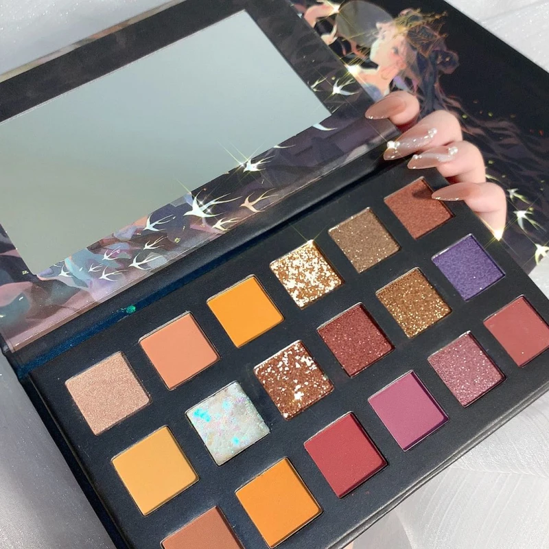 Chinese Style 18 Colors Makeup Tray Rumengling Eye Shadow Palette Shiny Flash Pearl Matte Student Daily Eyeshadow Cosmetic TSLM1
Chinese Style 18 Colors Makeup Tray Rumengling Eye Shadow Palette Shiny Flash Pearl Matte Student Daily Eyeshadow Cosmetic TSLM1