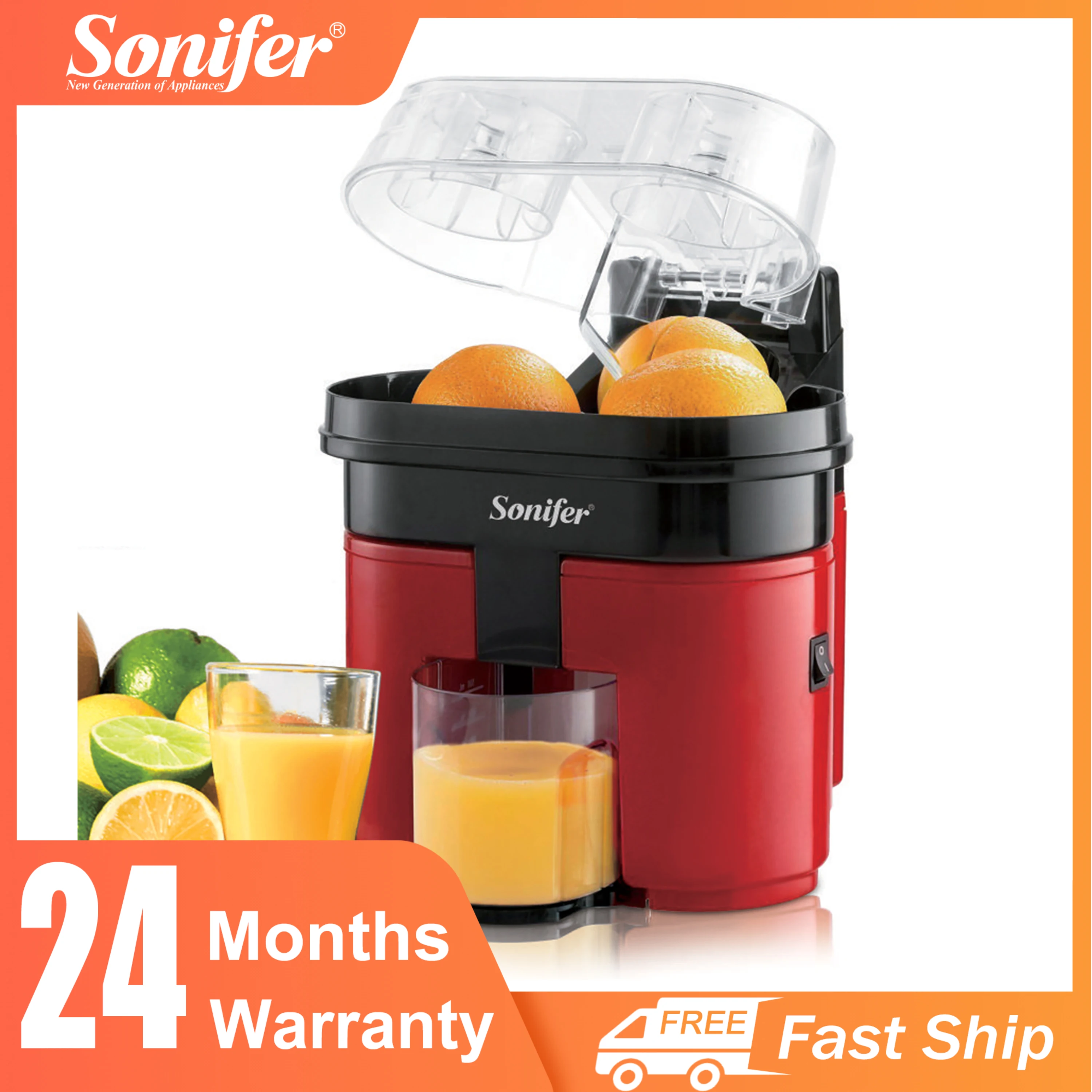 Fast Double Juicer 90W Electric Lemon Orange Fresh Juicer With Anti-drip Valve Citrus Fruits Squeezer Household 220V Sonifer
Fast Double Juicer 90W Electric Lemon Orange Fresh Juicer With Anti-drip Valve Citrus Fruits Squeezer Household 220V Sonifer