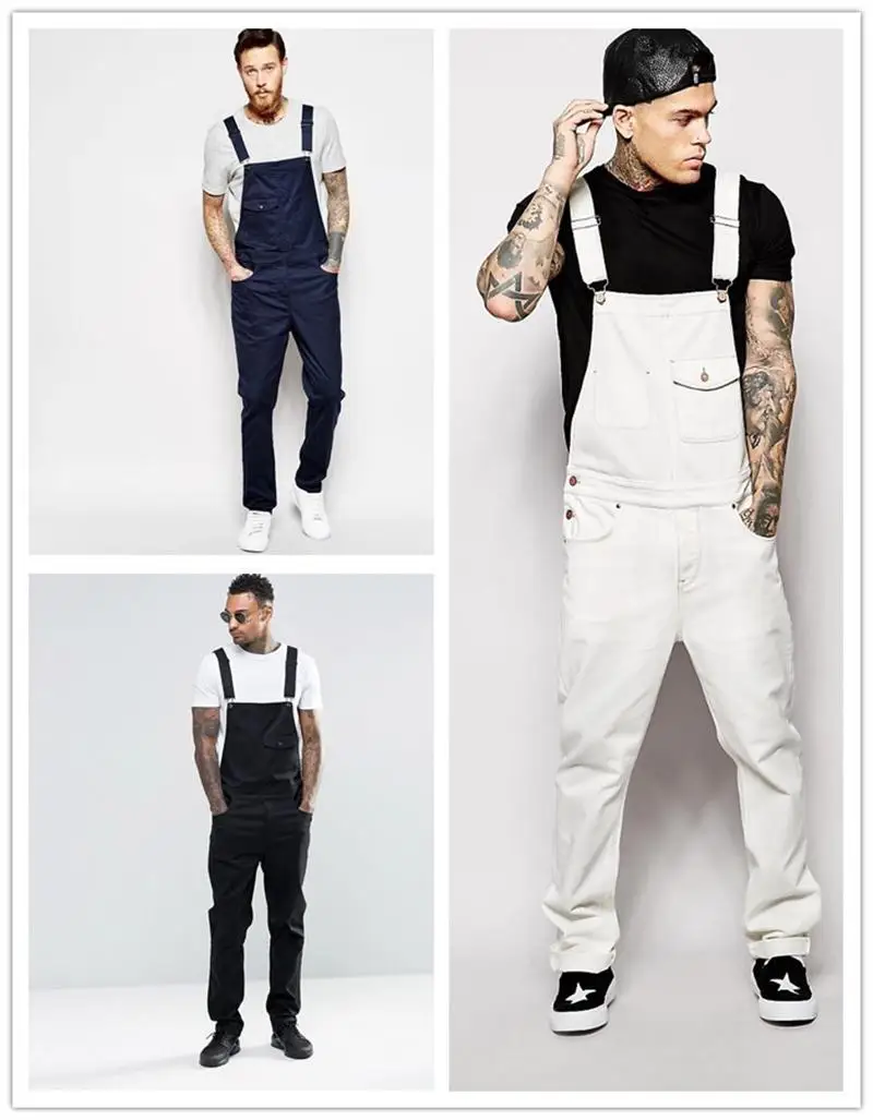 Men's autumn new denim white overalls slim slimming men's trousers overalls men's spot wholesale
Men's autumn new denim white overalls slim slimming men's trousers overalls men's spot wholesale