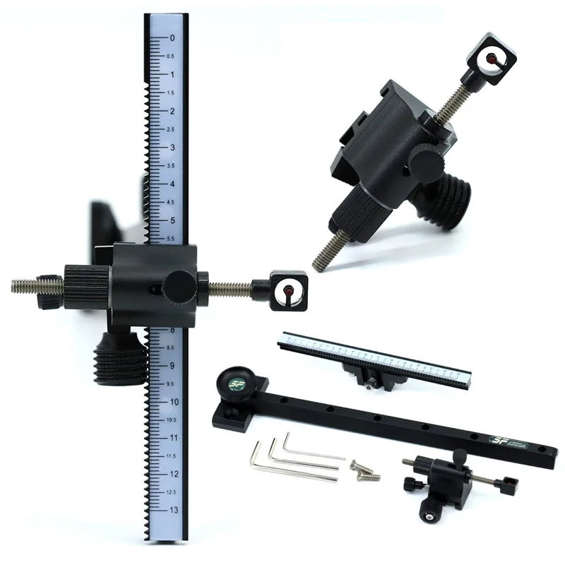 SF Recurve Bow Sight Of Aluminium Alloy Recurve Bow Archery Aiming Equipment Long/Short Style Black And Silver
SF Recurve Bow Sight Of Aluminium Alloy Recurve Bow Archery Aiming Equipment Long/Short Style Black And Silver