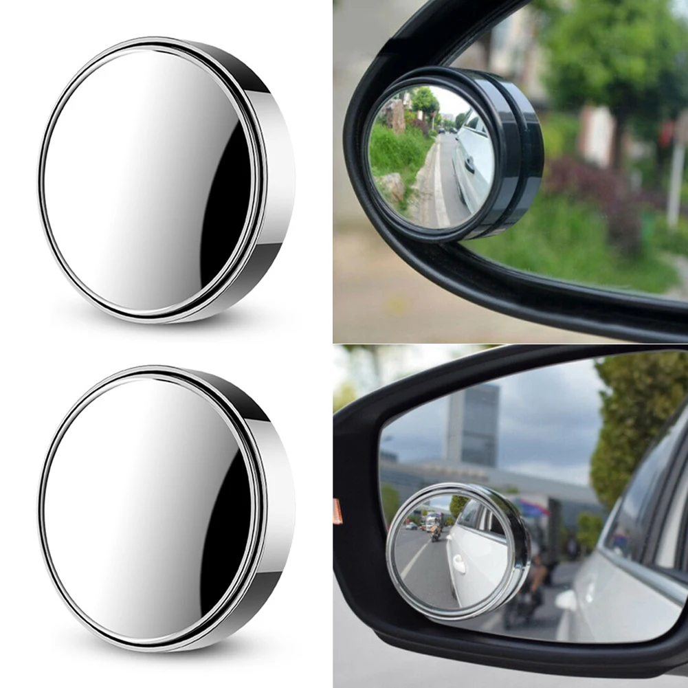 2pc Universal Car Blind Spot Mirror 2" Round Convex Mirror 360 Degree Adjustable Telescopic Inspection Mirror Wide Angle
2pc Universal Car Blind Spot Mirror 2" Round Convex Mirror 360 Degree Adjustable Telescopic Inspection Mirror Wide Angle