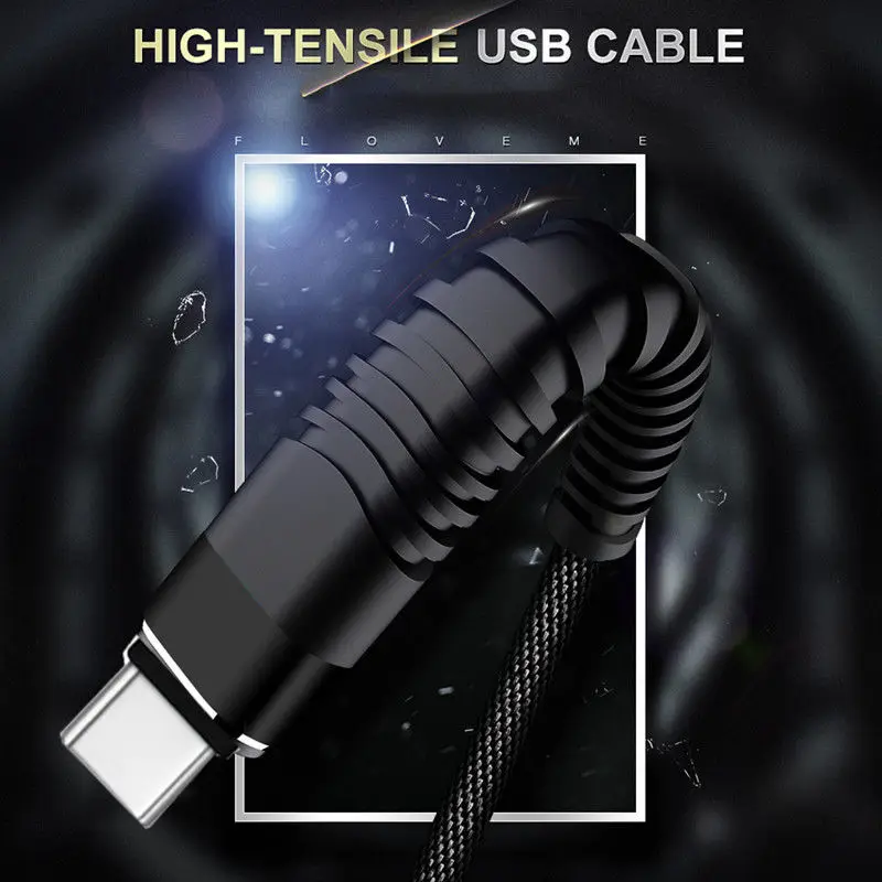 Fast Charger Durable Woven Charging Cord&1~3m Long USB Data Type C Cable USB 3.1 Charge Cable For Samsung S10 20 for huawei P20
Fast Charger Durable Woven Charging Cord&1~3m Long USB Data Type C Cable USB 3.1 Charge Cable For Samsung S10 20 for huawei P20