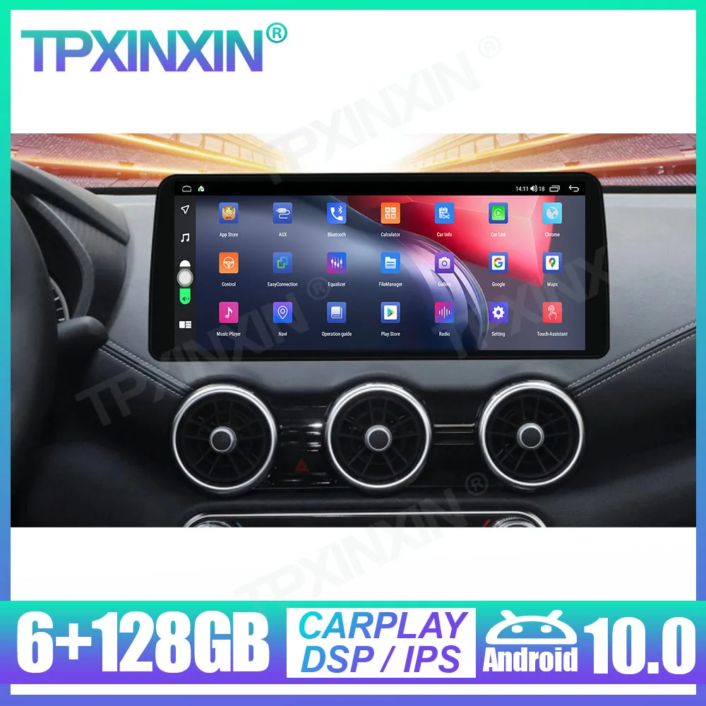 Автомагнитола для Nissan New Sylphy Carplay, Android 10,0, 6 + 128G, GPS-навигация, мультимедийный плеер, головное устройство, магнитофон, стерео
Автомагнитола для Nissan New Sylphy Carplay, Android 10,0, 6 + 128G, GPS-навигация, мультимедийный плеер, головное устройство, магнитофон, стерео