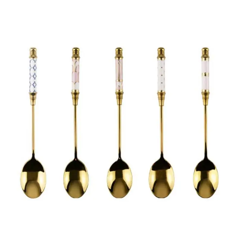 304 Stainless Steel Spoon Tea Dinnerware Set Spoon Dessert Coffee Ice Cream Spoons Kitchen Accessories Bar tools New Long Handle 
304 Stainless Steel Spoon Tea Dinnerware Set Spoon Dessert Coffee Ice Cream Spoons Kitchen Accessories Bar tools New Long Handle