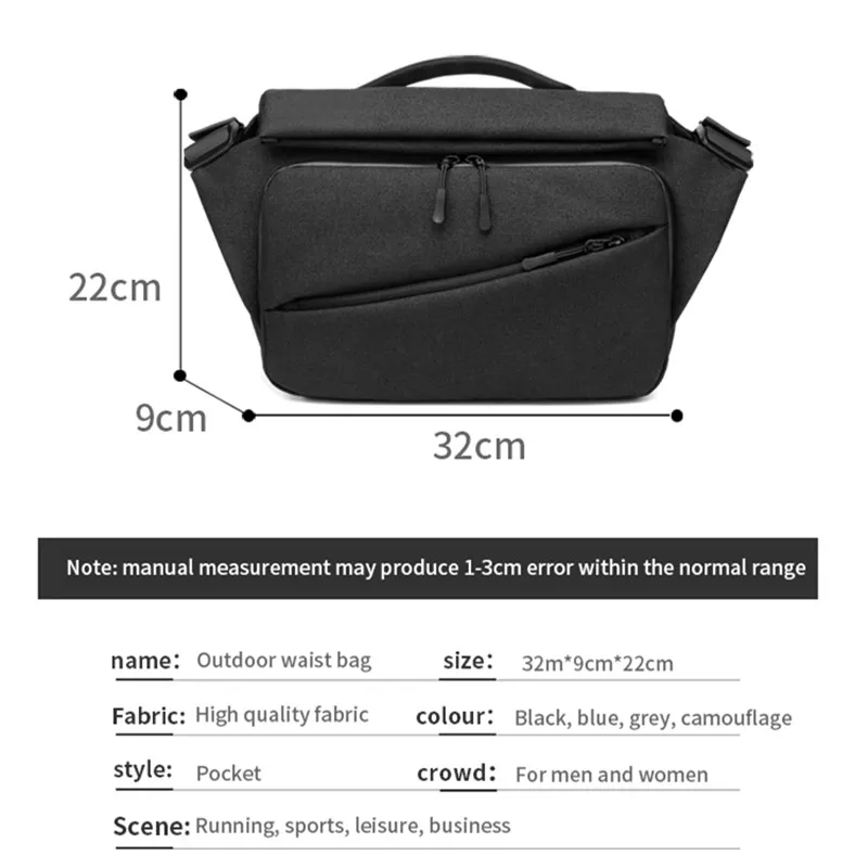 OZUKO New Men Crossbody Bags Male Messenger Bag Multifunction Riding Waterproof Shoulder Bag USB Charging Travel Bag for Men
OZUKO New Men Crossbody Bags Male Messenger Bag Multifunction Riding Waterproof Shoulder Bag USB Charging Travel Bag for Men