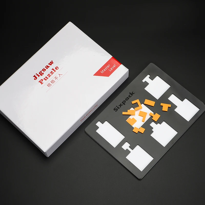 Sixpack Puzzle Gm 9 Level Difficulty, 8 Puzzle, 6 Kinds Of Play, Burning Brain Intelligence Toys
Sixpack Puzzle Gm 9 Level Difficulty, 8 Puzzle, 6 Kinds Of Play, Burning Brain Intelligence Toys
