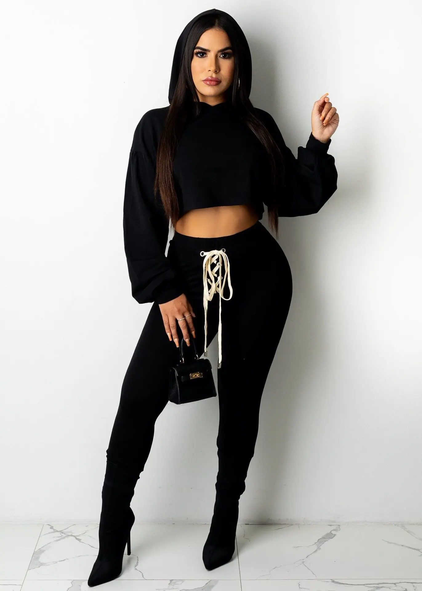 731277 Autumn Winter Women Casual Fashion Solid Bandage Sports with Hood Two Piece Set Top and Pants Tracksuit Sweatsuit Outfits
731277 Autumn Winter Women Casual Fashion Solid Bandage Sports with Hood Two Piece Set Top and Pants Tracksuit Sweatsuit Outfits
