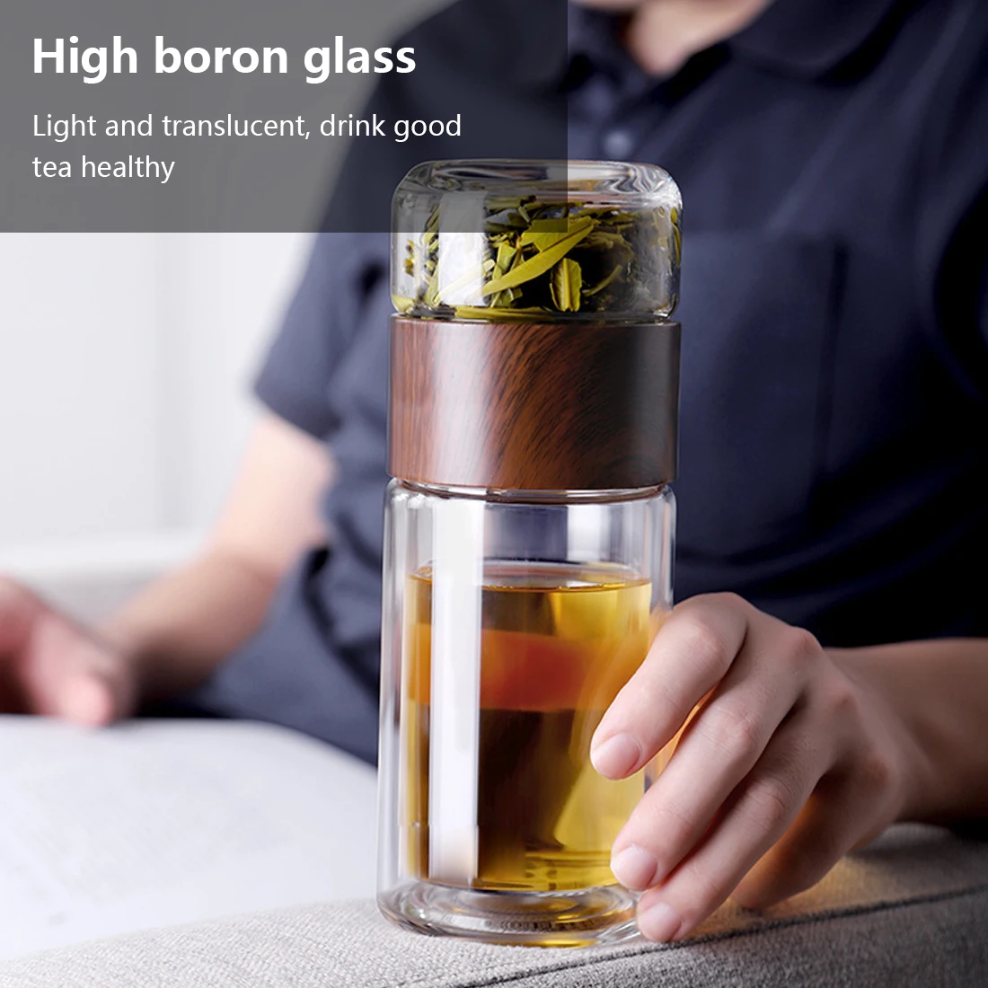 Glass Water Bottle Double Wall Glass Bottle Tea Water Separation Glass Mugs Creative Drinking Cup 380/220ML Sport Cup
Glass Water Bottle Double Wall Glass Bottle Tea Water Separation Glass Mugs Creative Drinking Cup 380/220ML Sport Cup