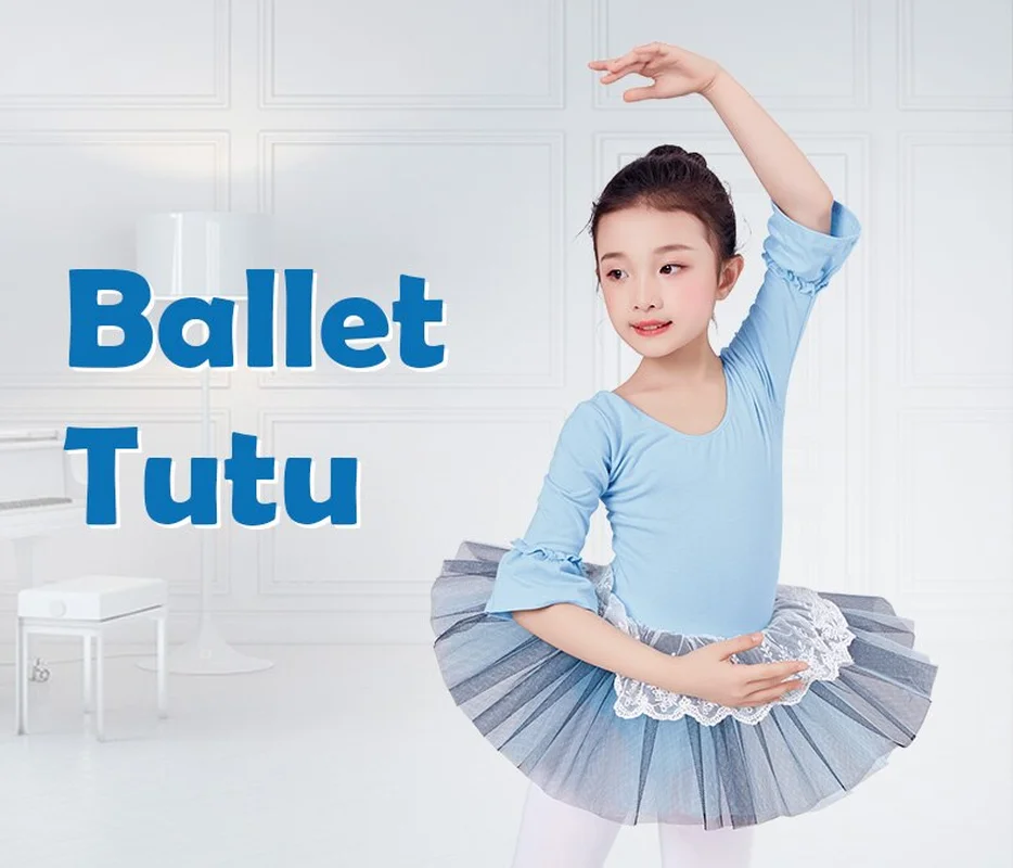 2021 Ballet Tutu Dress Girl Children 3/4 Long Sleeve Performance Tutu Ballet Lace Dance Dress for girls Competition Constume
2021 Ballet Tutu Dress Girl Children 3/4 Long Sleeve Performance Tutu Ballet Lace Dance Dress for girls Competition Constume