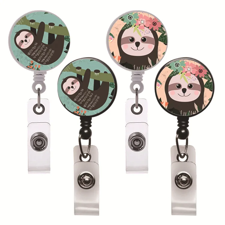 Cute Sloth Retractable Card Holder Badge Reel Nurse Exhibition Enfermera Girl Name Card Chest Boy Nursing Student
Cute Sloth Retractable Card Holder Badge Reel Nurse Exhibition Enfermera Girl Name Card Chest Boy Nursing Student