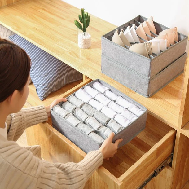 Underwear Bra Organizer Storage Box 3 Colors Drawer Closet Organizers Boxes For Underwear Scarfs Socks Bra Multi Size
Underwear Bra Organizer Storage Box 3 Colors Drawer Closet Organizers Boxes For Underwear Scarfs Socks Bra Multi Size