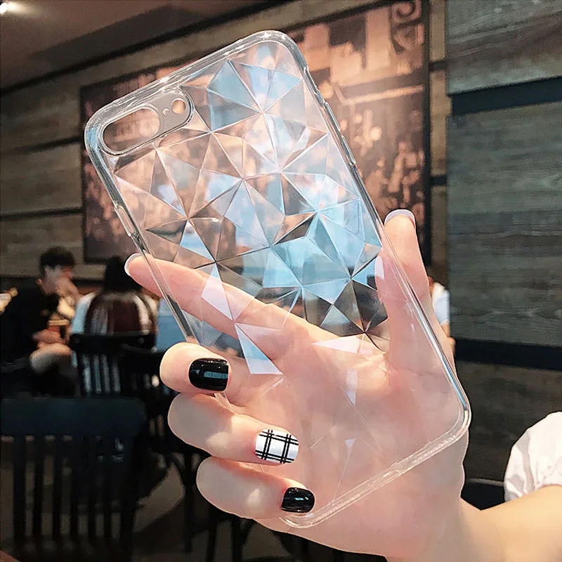 Силиконовый чехол с 3D бриллиантами для XiaoMi Mi 9T Pro 9 SE 8 A1 A2 Lite 5X 6X CC9 на Redmi Note 7 6 7A Go K20