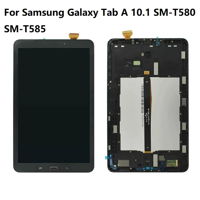 10 1 "ЖК-дисплей панель экран монитор сенсорный в сборе с рамкой для Samsung Galaxy Tab A Φ