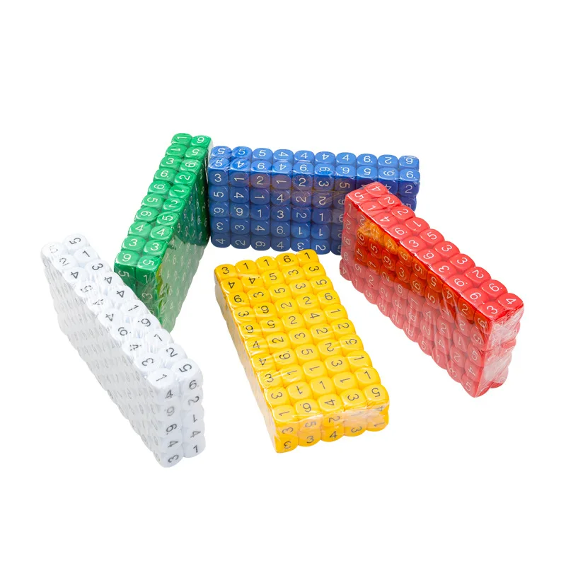 20Pcs/set New Color Digital Dice Acrylic 6-sided Personality Digital Table Game Dice Children Mental Arithmetic Sieve 16mm
20Pcs/set New Color Digital Dice Acrylic 6-sided Personality Digital Table Game Dice Children Mental Arithmetic Sieve 16mm