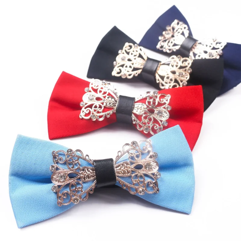 Ricnais Fashion Solid Color Pure Cotton Metal Bow Tie Men For Business Wedding Party Gift Skinny Cravats Luxurious Bowtie
Ricnais Fashion Solid Color Pure Cotton Metal Bow Tie Men For Business Wedding Party Gift Skinny Cravats Luxurious Bowtie