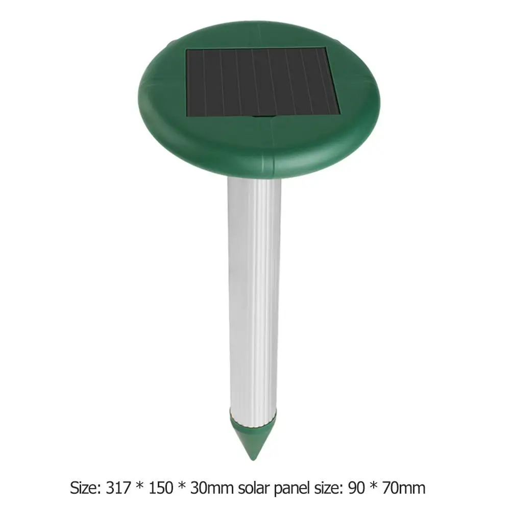 2pcs Mole Repellent Wide Scope of Application Solar Power Ultrasonic Waterproof Outdoor Bird Pest Contorl 317x150x30mm
2pcs Mole Repellent Wide Scope of Application Solar Power Ultrasonic Waterproof Outdoor Bird Pest Contorl 317x150x30mm