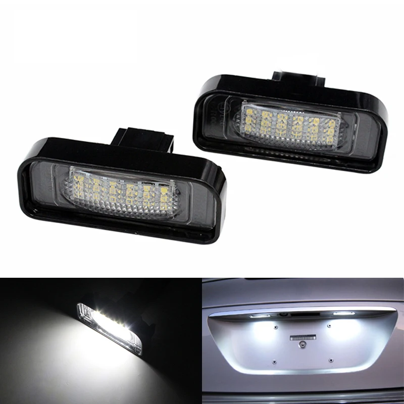 

2x SUNKIA High Bright Canbus Error Free Car LED Number License Plate Light for Benz W220 99-05(S-Cass) S320 S420 S430 W220 AMG