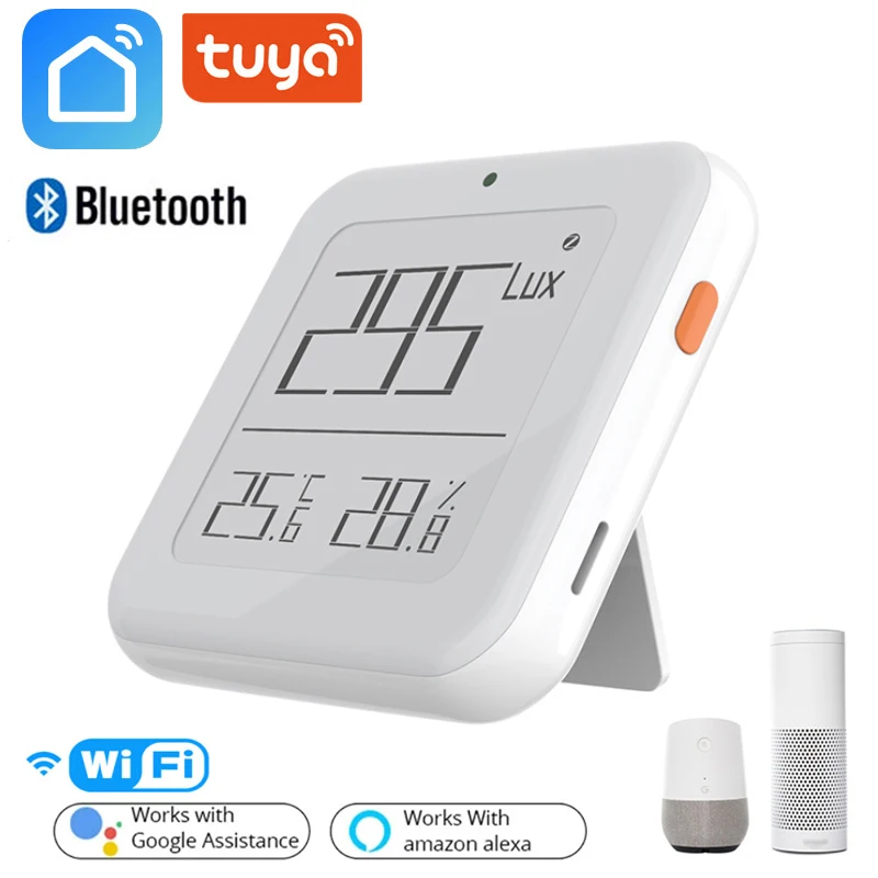 Tuya Smart Alexa Control Smart ZigBee Bluetooth-compatible Brightness Thermometer Light Temperature Humidity Detector SmartLife
Tuya Smart Alexa Control Smart ZigBee Bluetooth-compatible Brightness Thermometer Light Temperature Humidity Detector SmartLife