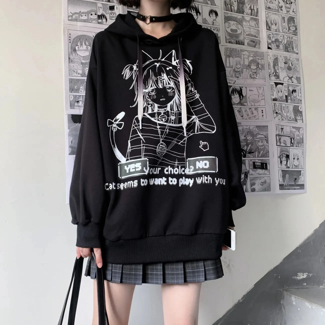 Female Anime Hoodie Clothes Women Tops E Girl Kawaii Clothes Long Sleeved Sweatshirt Women Pullovers Harajuku Oversized Hoodie
Female Anime Hoodie Clothes Women Tops E Girl Kawaii Clothes Long Sleeved Sweatshirt Women Pullovers Harajuku Oversized Hoodie